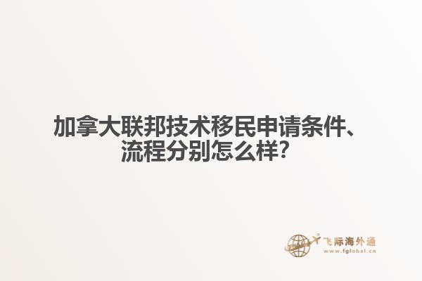 加拿大聯邦技術移民申請條件、流程分別怎么樣？