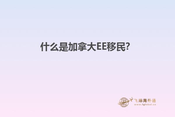 什么是加拿大EE移民？