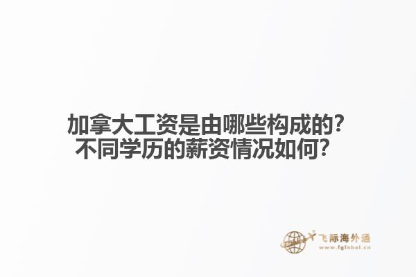 ?加拿大工資是由哪些構(gòu)成的？不同學(xué)歷的薪資情況如何？